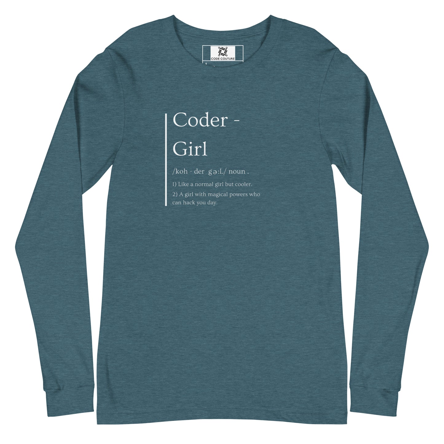 Coder Girl Long Sleeve - Dark