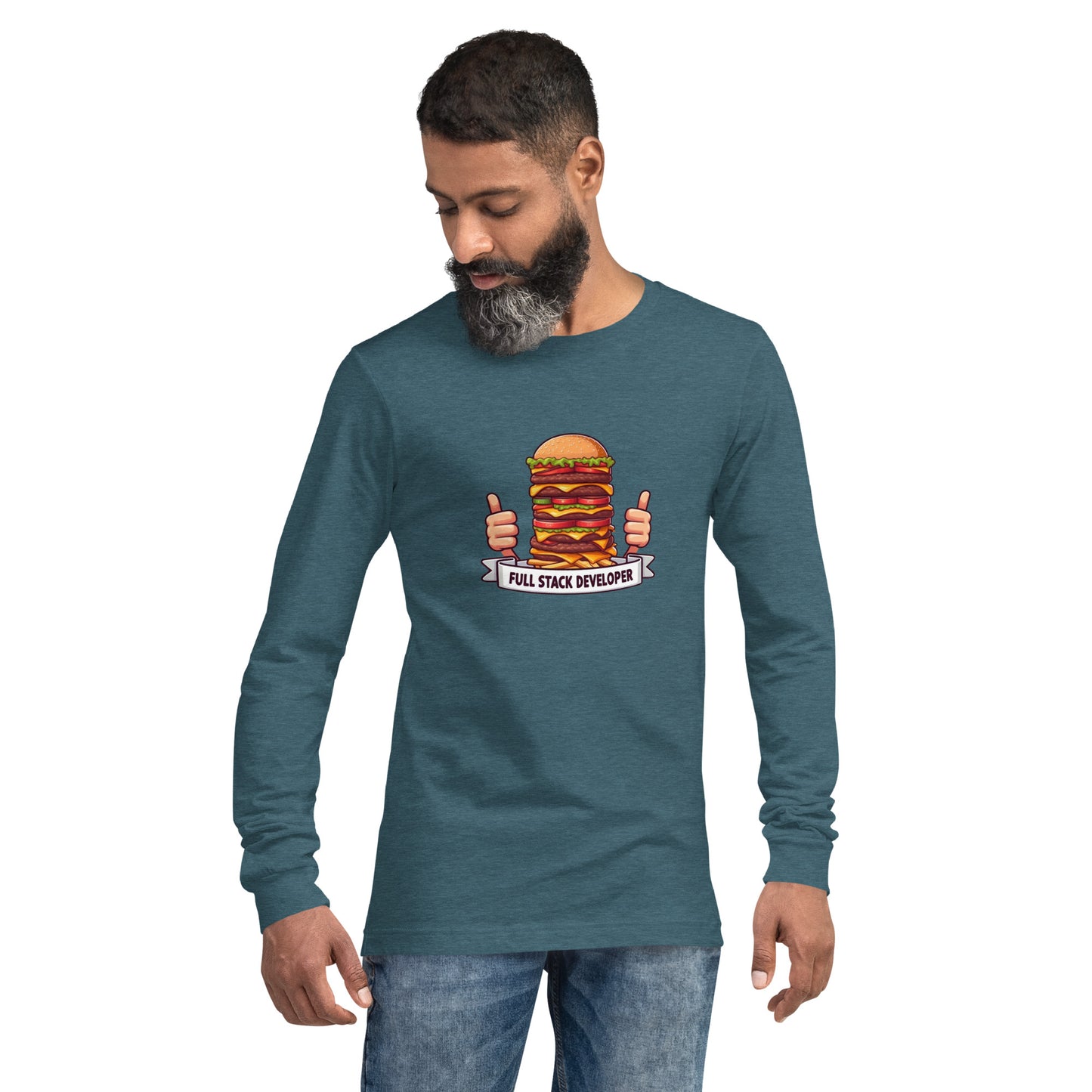 Burgers Full Stacker Long Sleeve - Dark