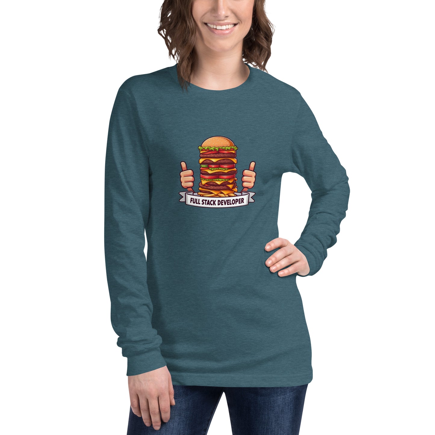 Burgers Full Stacker Long Sleeve - Dark