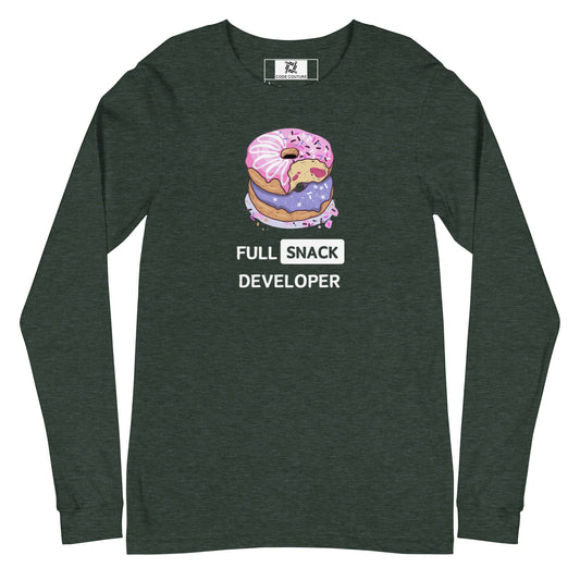 Doughnuts Full Snack Developer Long Sleeve - Dark