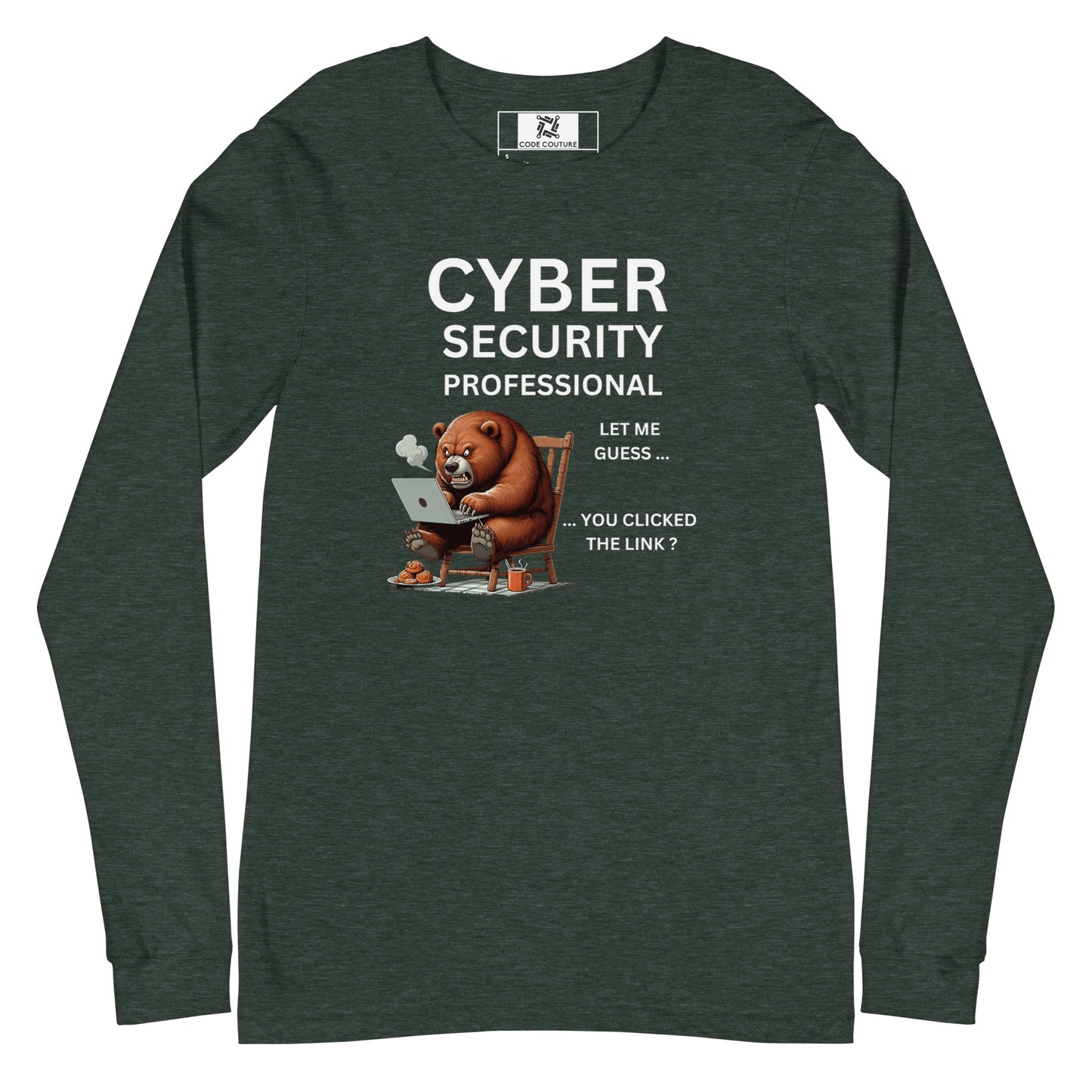 Cyber Security Bear Long Sleeve