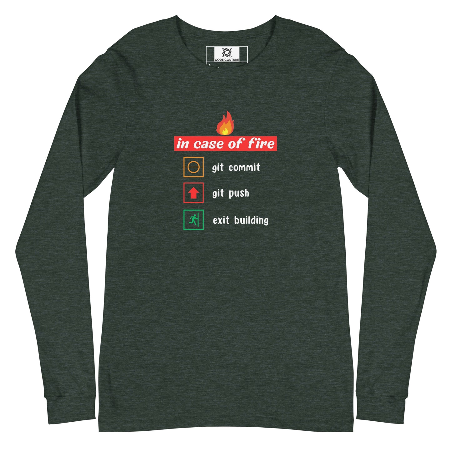 Emergency Instructions Long Sleeve - Dark