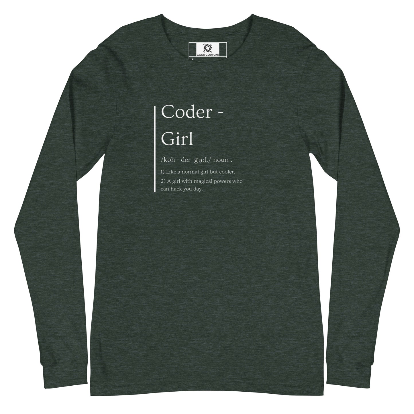 Coder Girl Long Sleeve - Dark