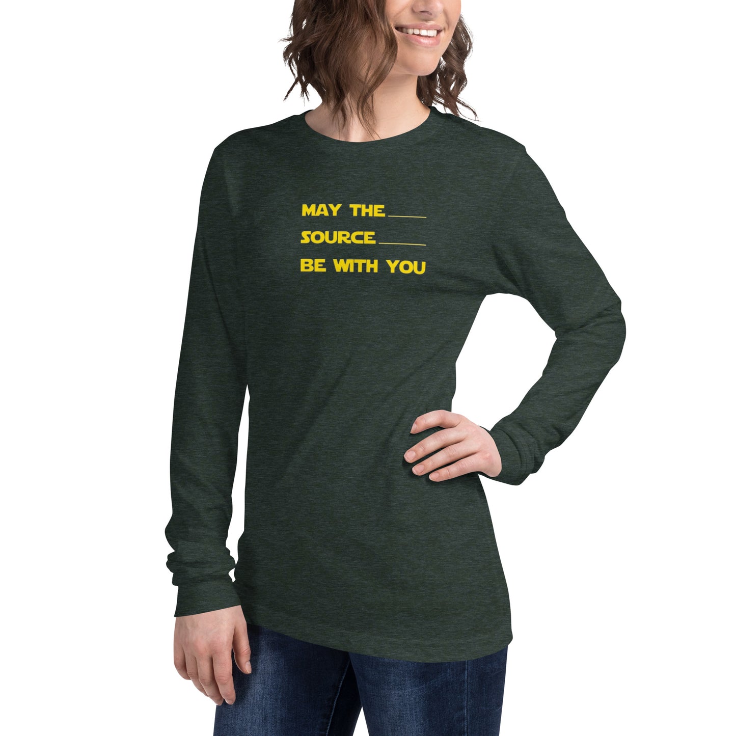 Star Wars Font Long Sleeve