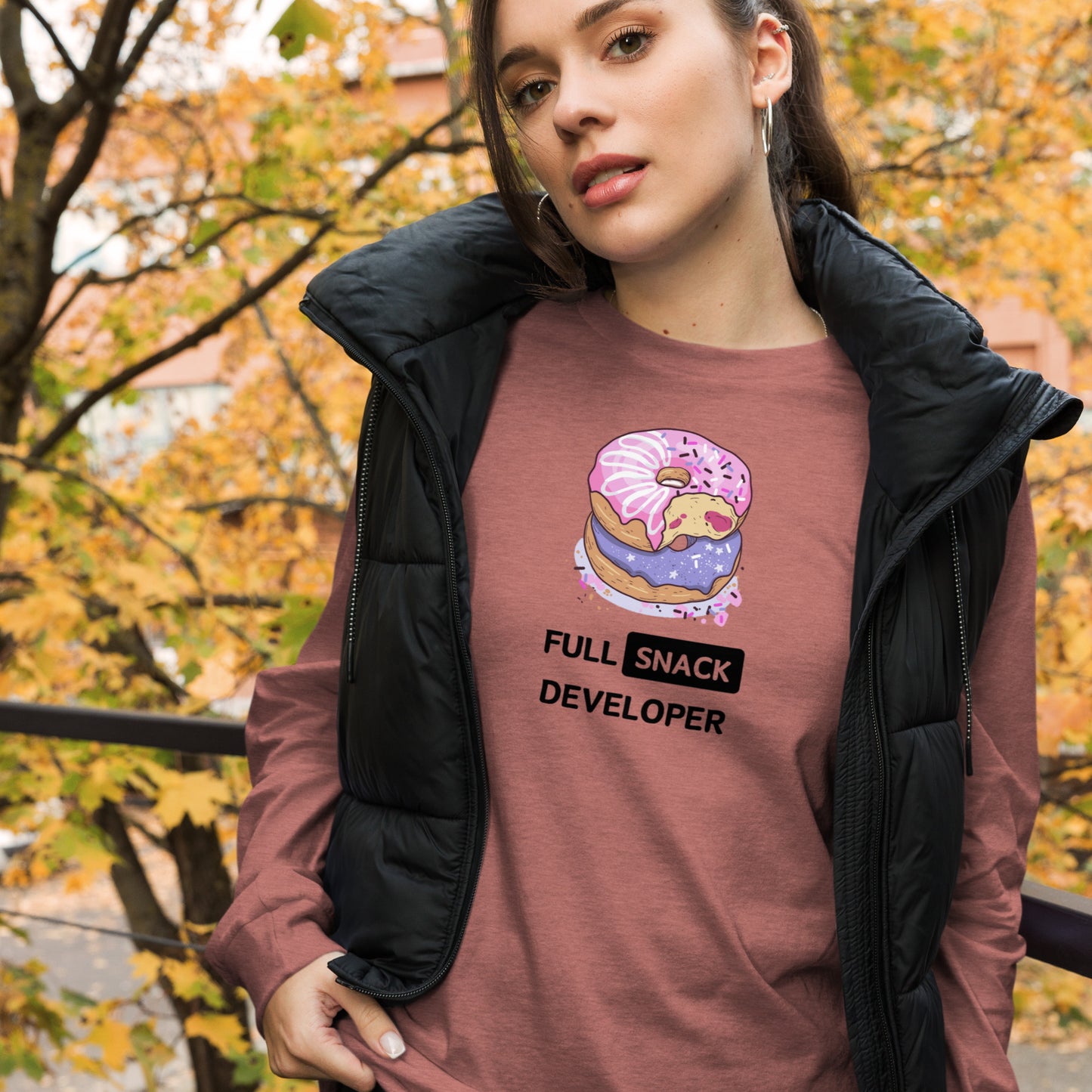 Doughnuts Full Snack Developer Long Sleeve