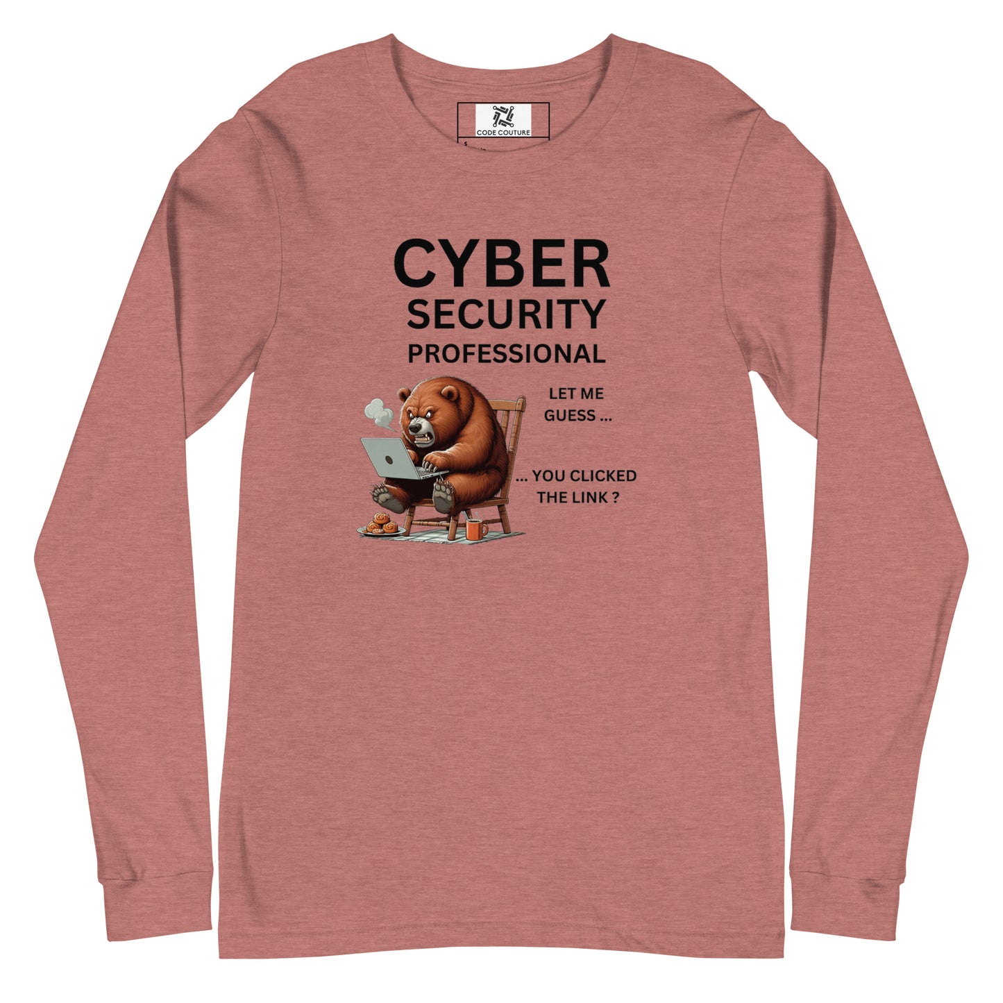 Cyber Security Bear Long Sleeve - Light