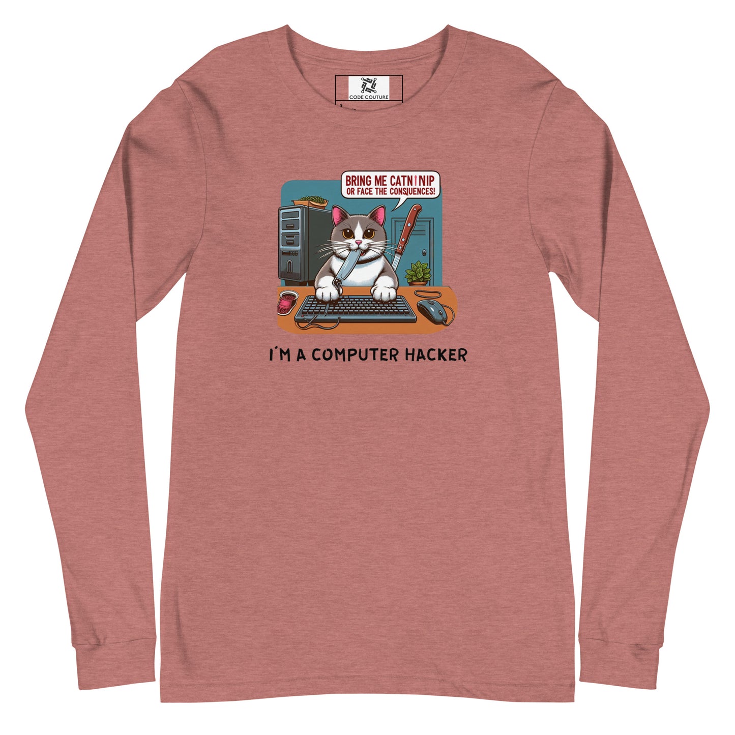 Hacker Kitty Long Sleeve