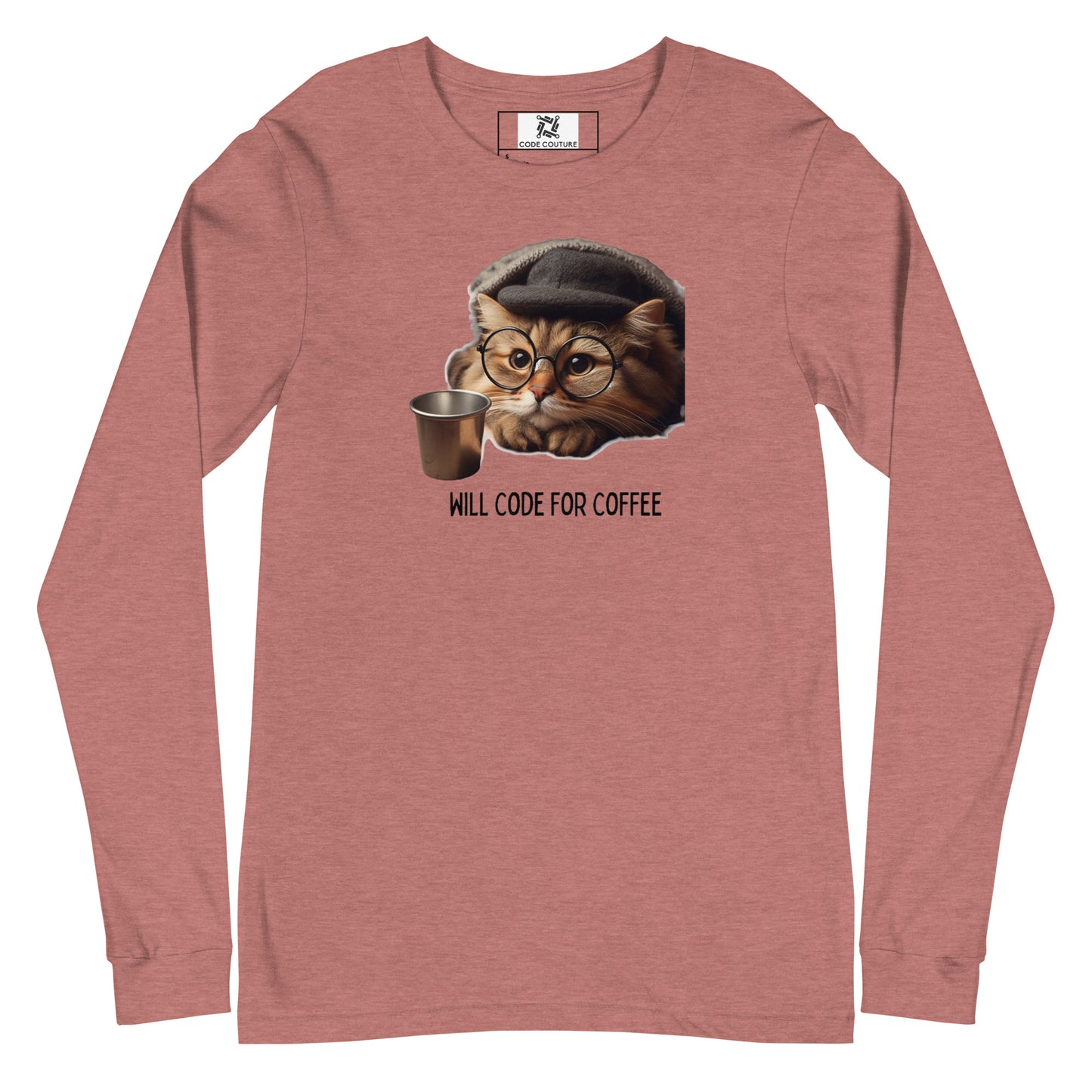 Kitty in Glasses Long Sleeve