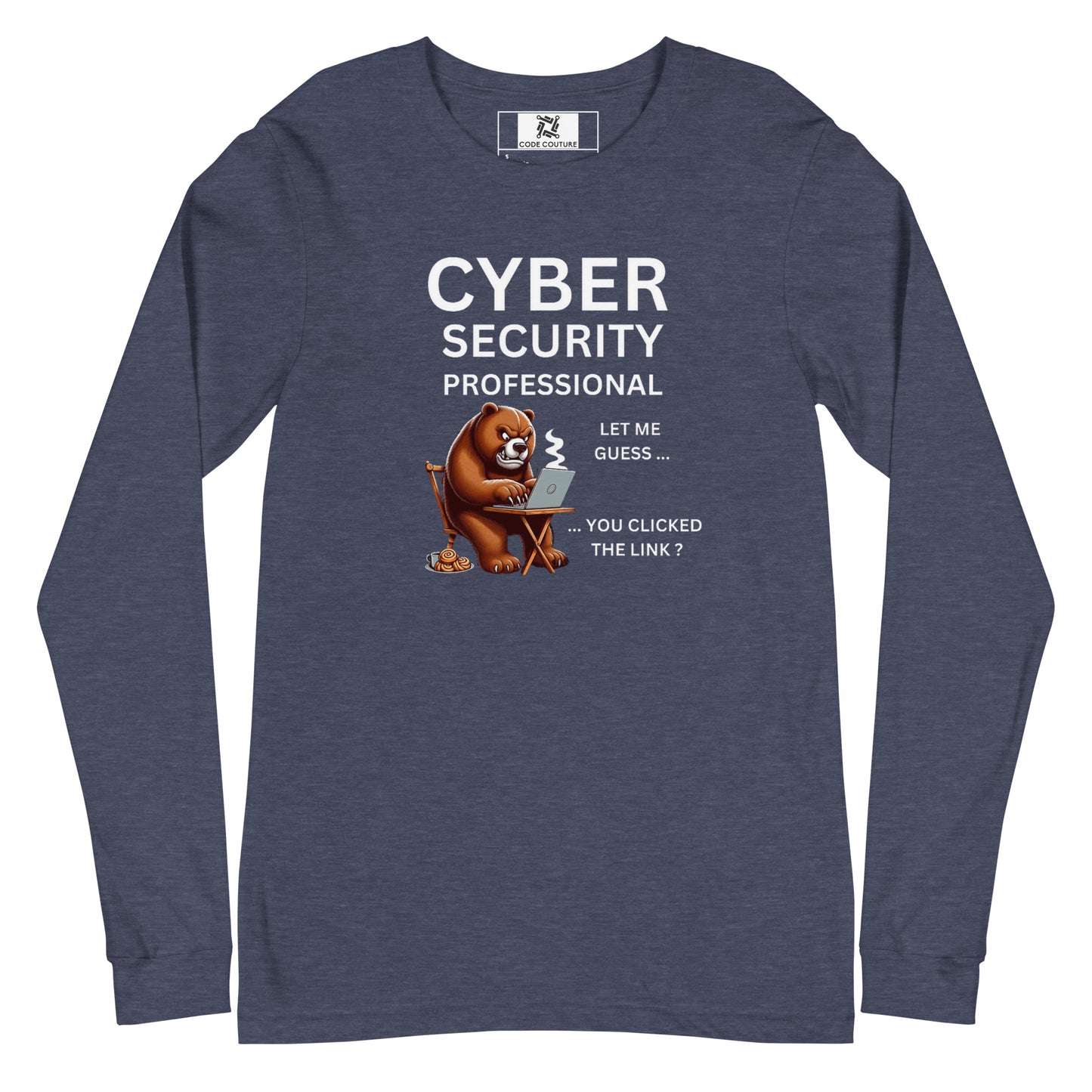 Very Angry Cyber Bear Long Sleeve - Dark