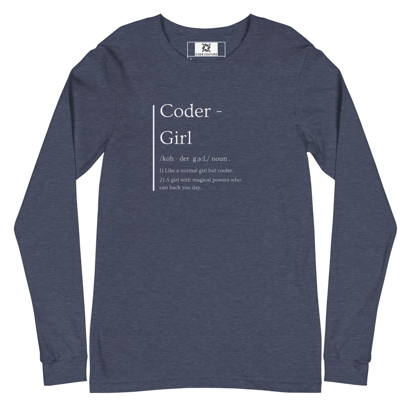 Coder Girl Long Sleeve - Dark