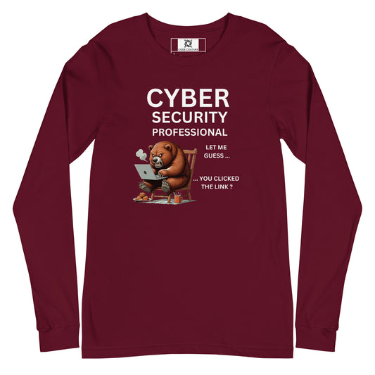 Cyber Security Bear Long Sleeve