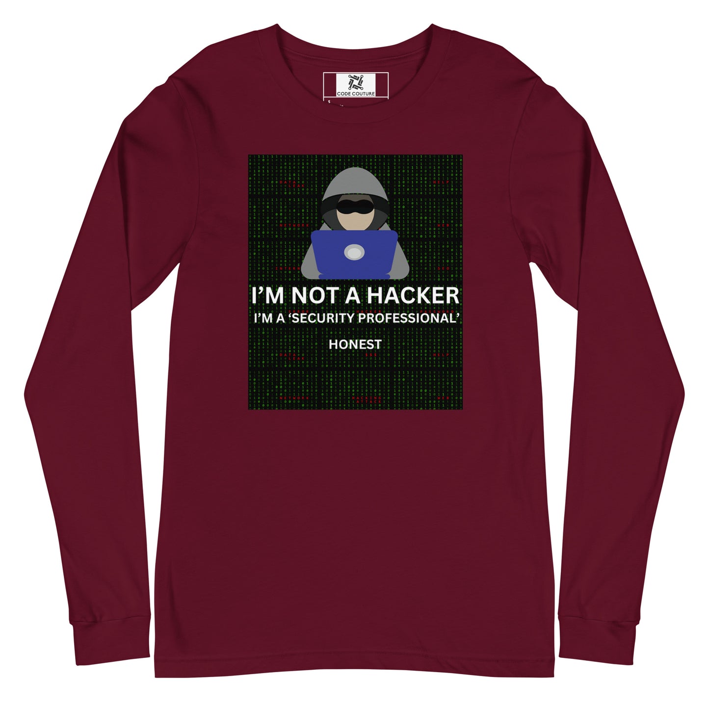 Not A Hacker Long Sleeve - Dark