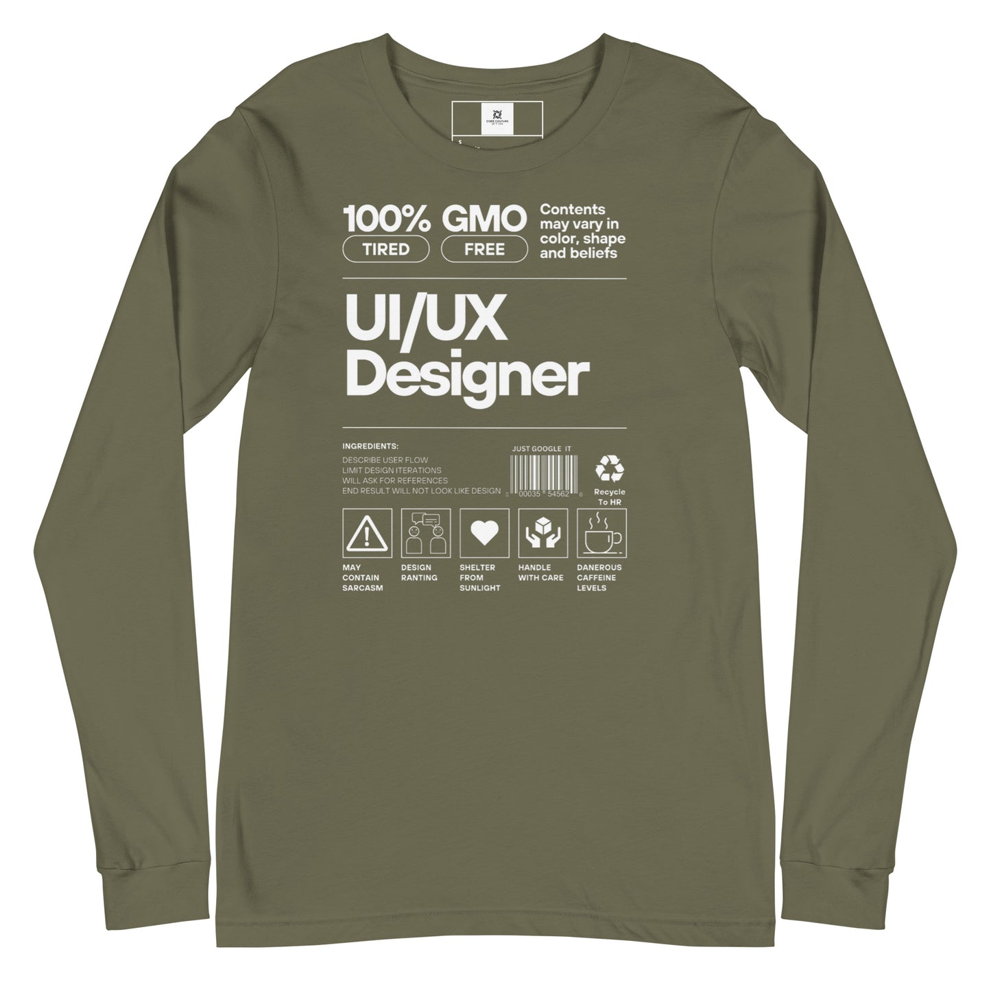 UI/UX Designer Label Long Sleeve