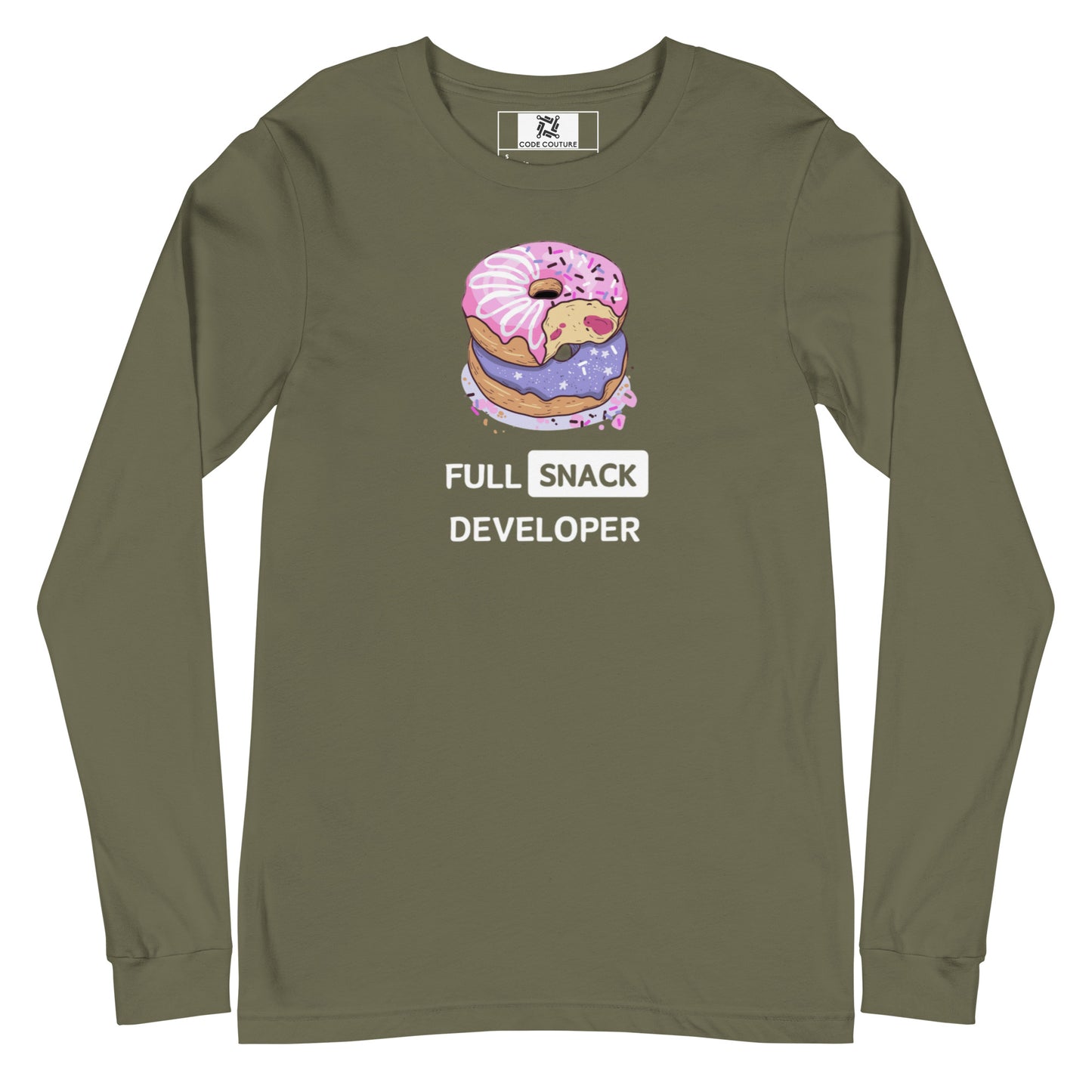 Doughnuts Full Snack Developer Long Sleeve - Dark