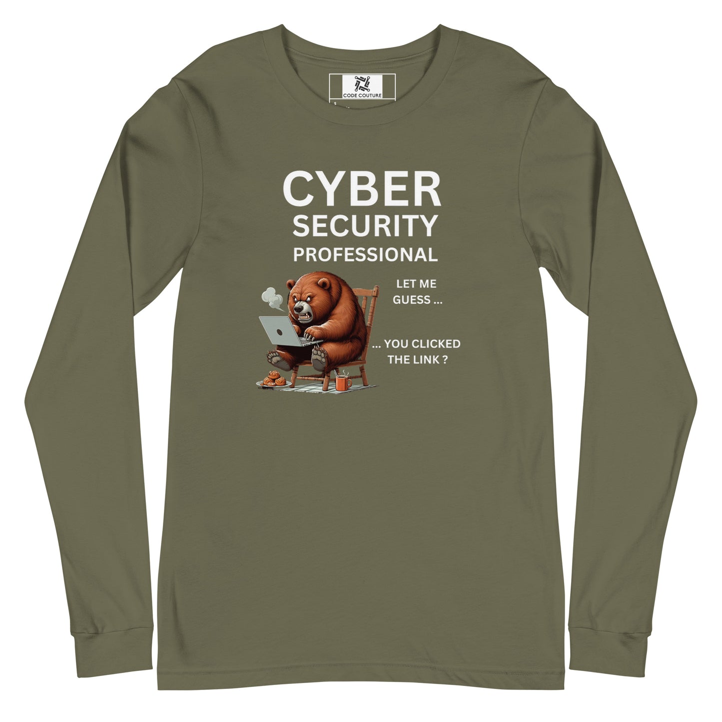 Cyber Security Bear Long Sleeve