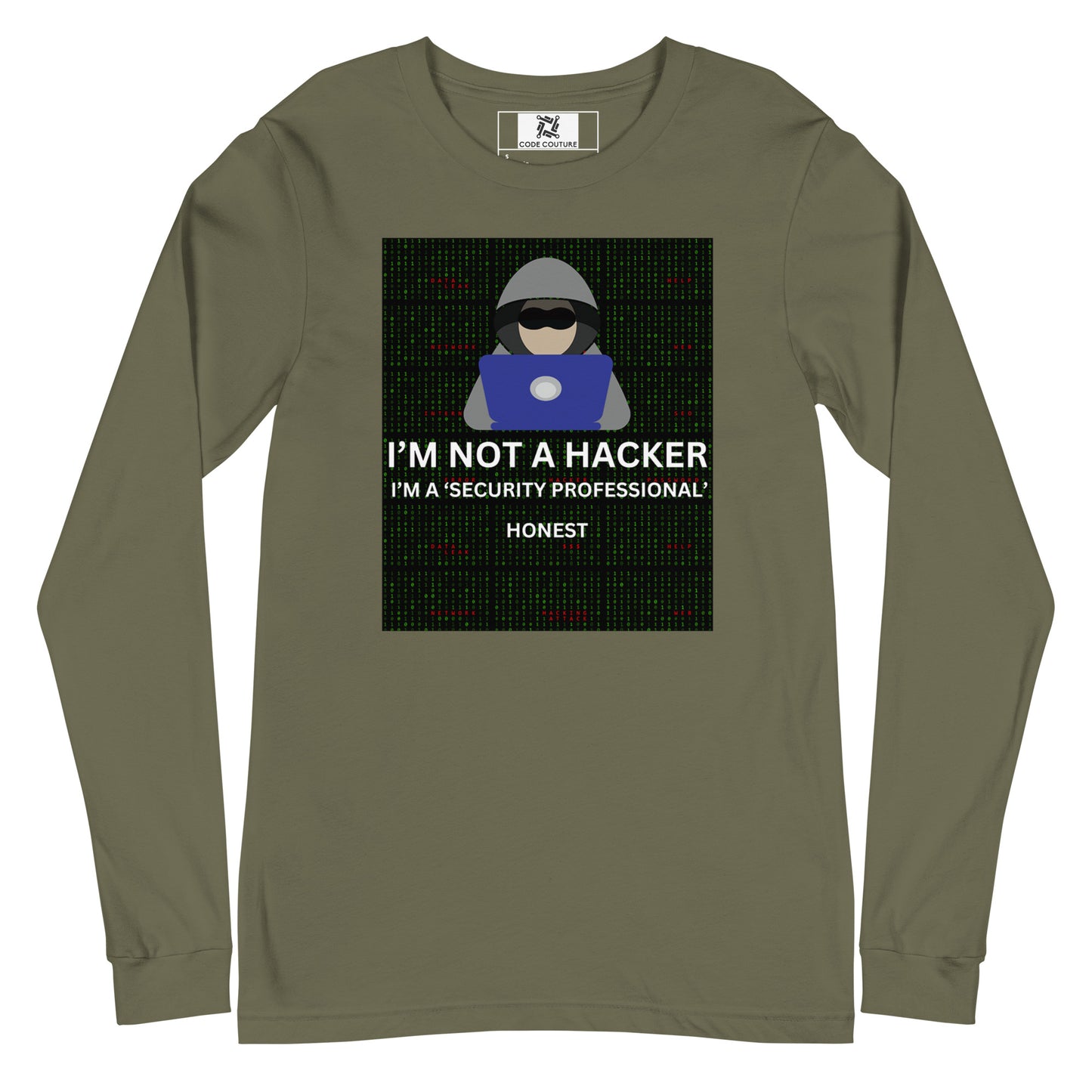 Not A Hacker Long Sleeve - Dark