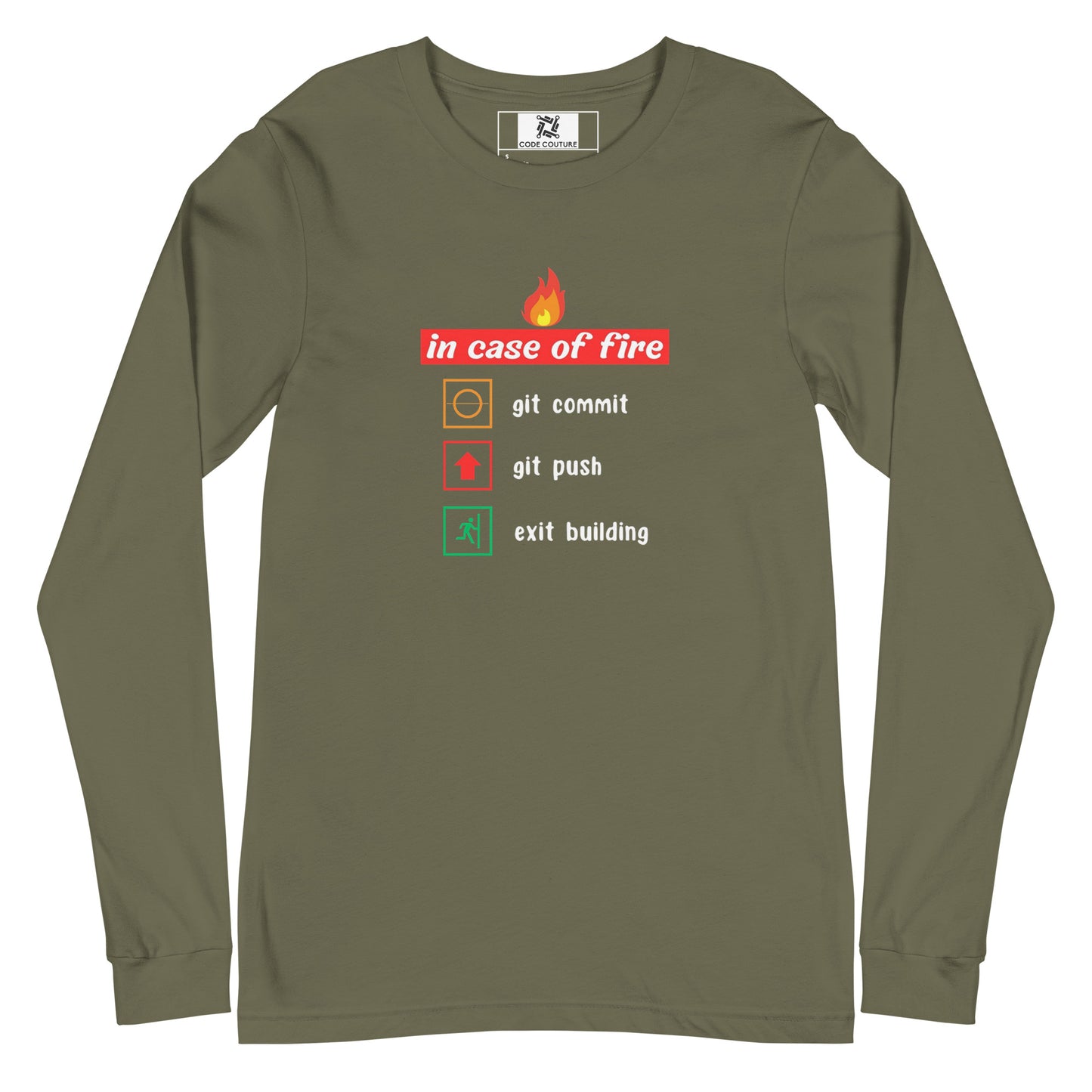 Emergency Instructions Long Sleeve - Dark