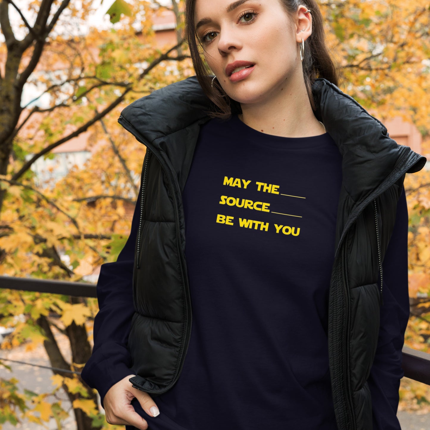 Star Wars Font Long Sleeve