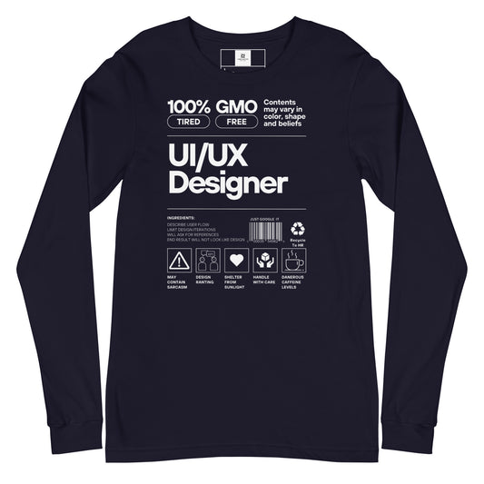 UI/UX Designer Label Long Sleeve
