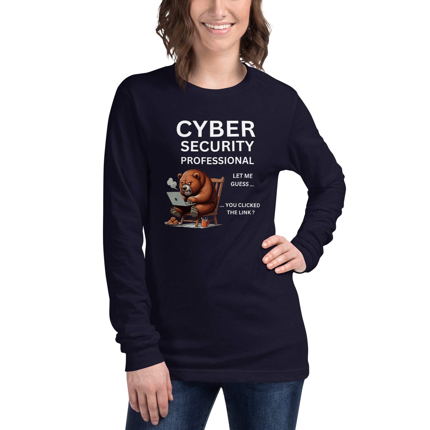 Cyber Security Bear Long Sleeve