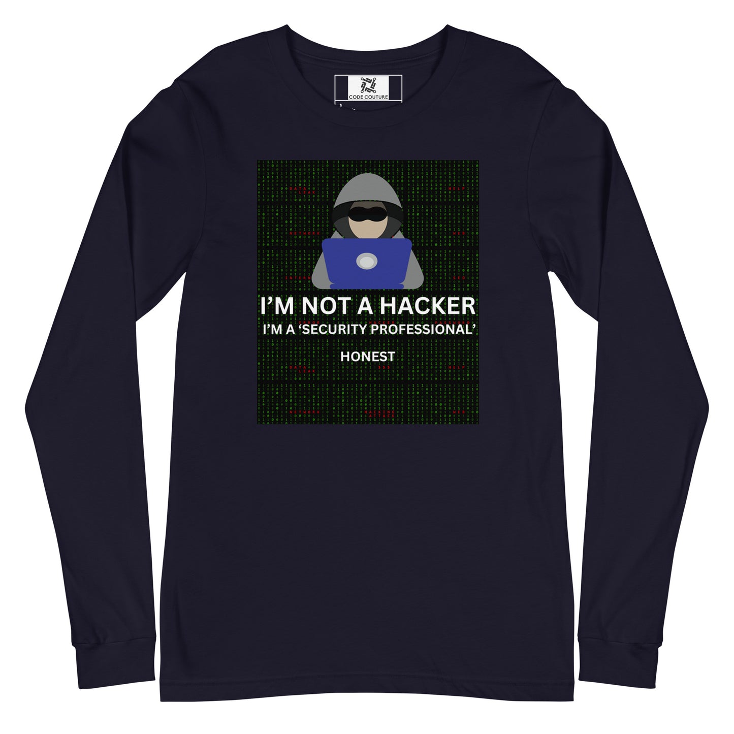 Not A Hacker Long Sleeve - Dark