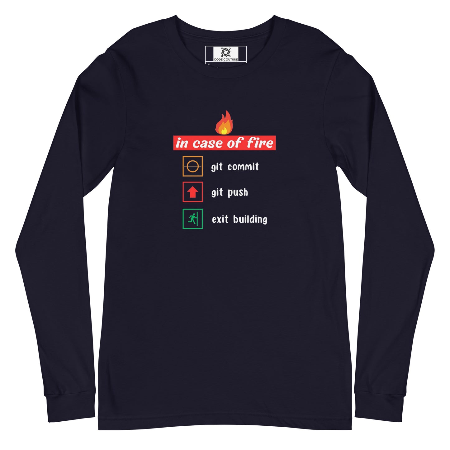 Emergency Instructions Long Sleeve - Dark