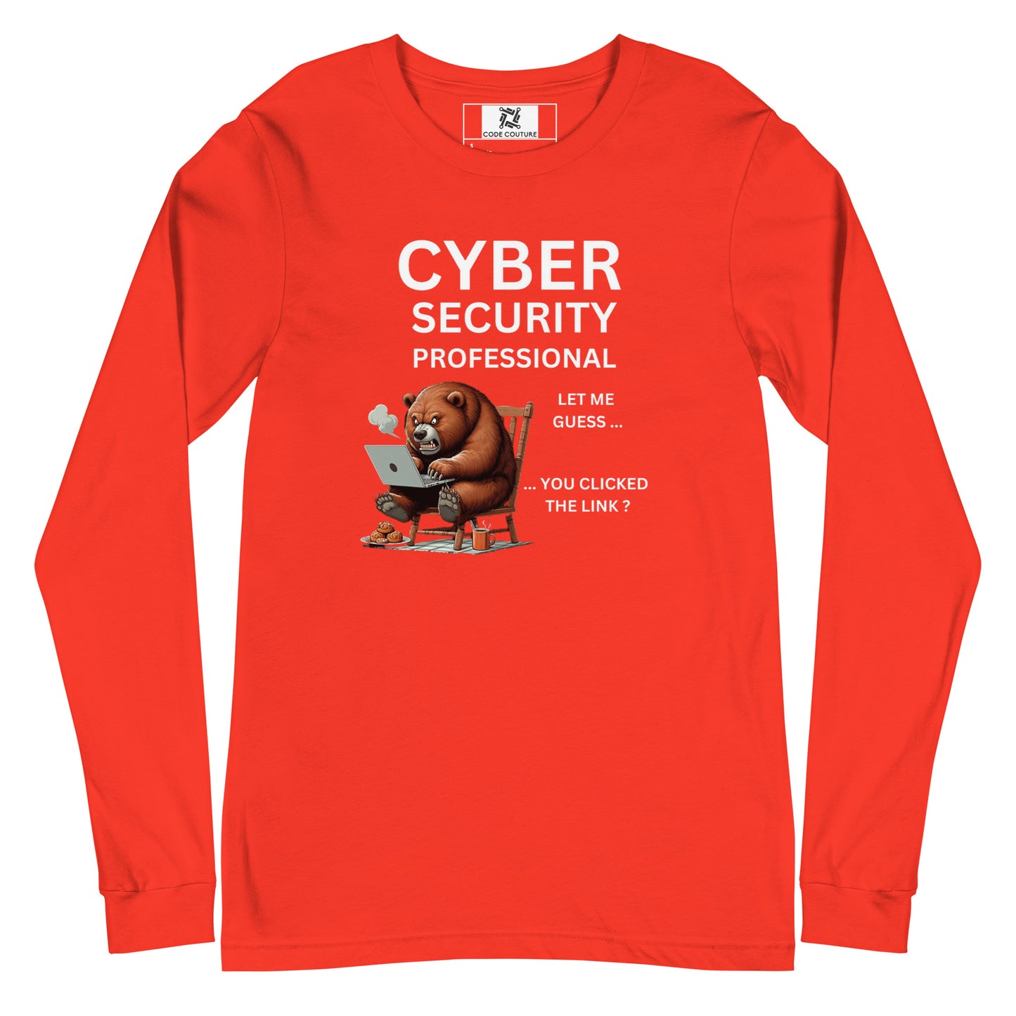 Cyber Security Bear Long Sleeve