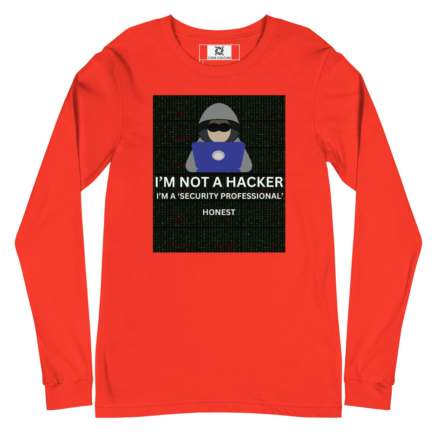 Not A Hacker Long Sleeve - Dark