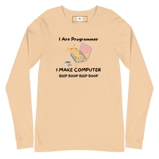 I Are Programmer Long Sleeve - Light