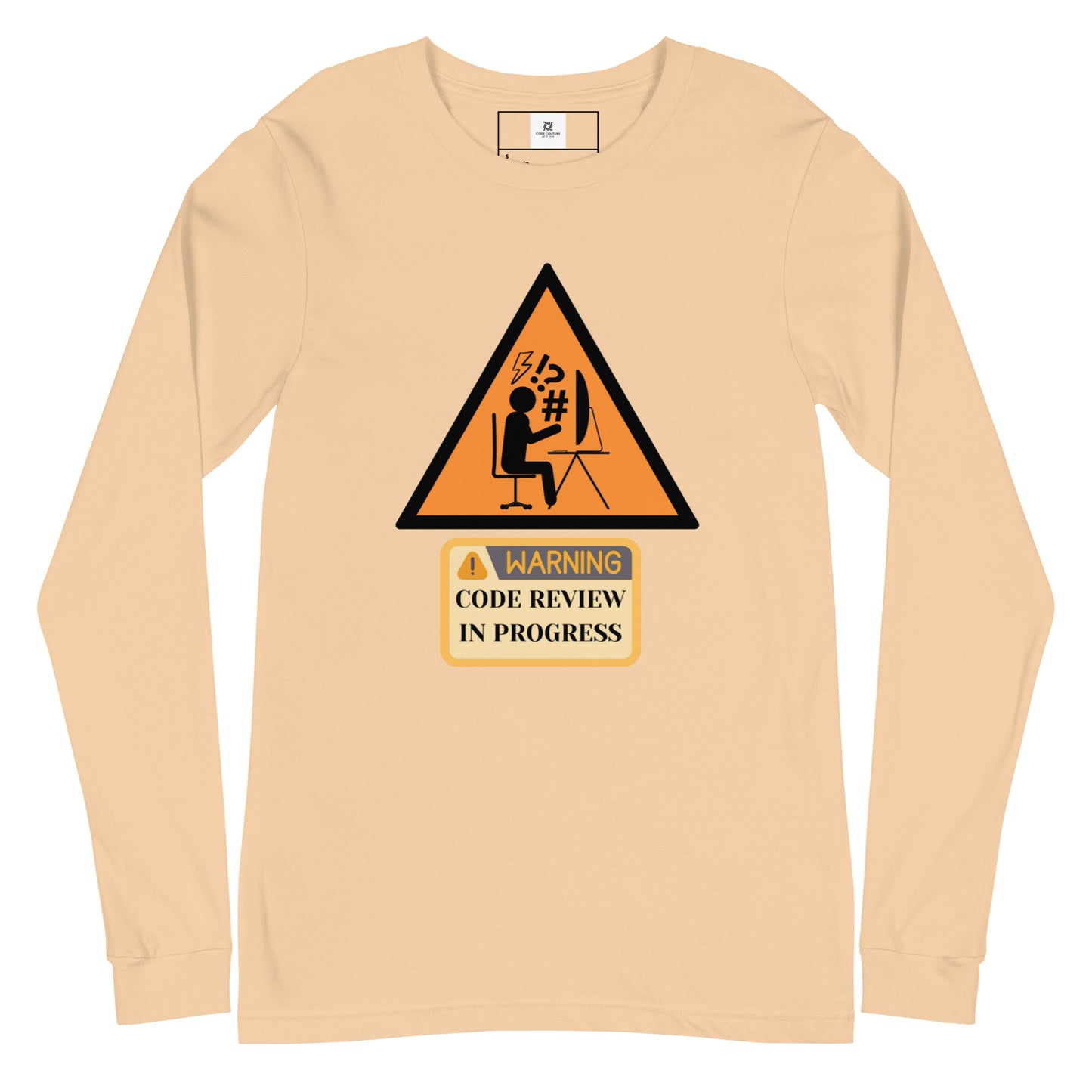 Warning Code Review Long Sleeve - Light