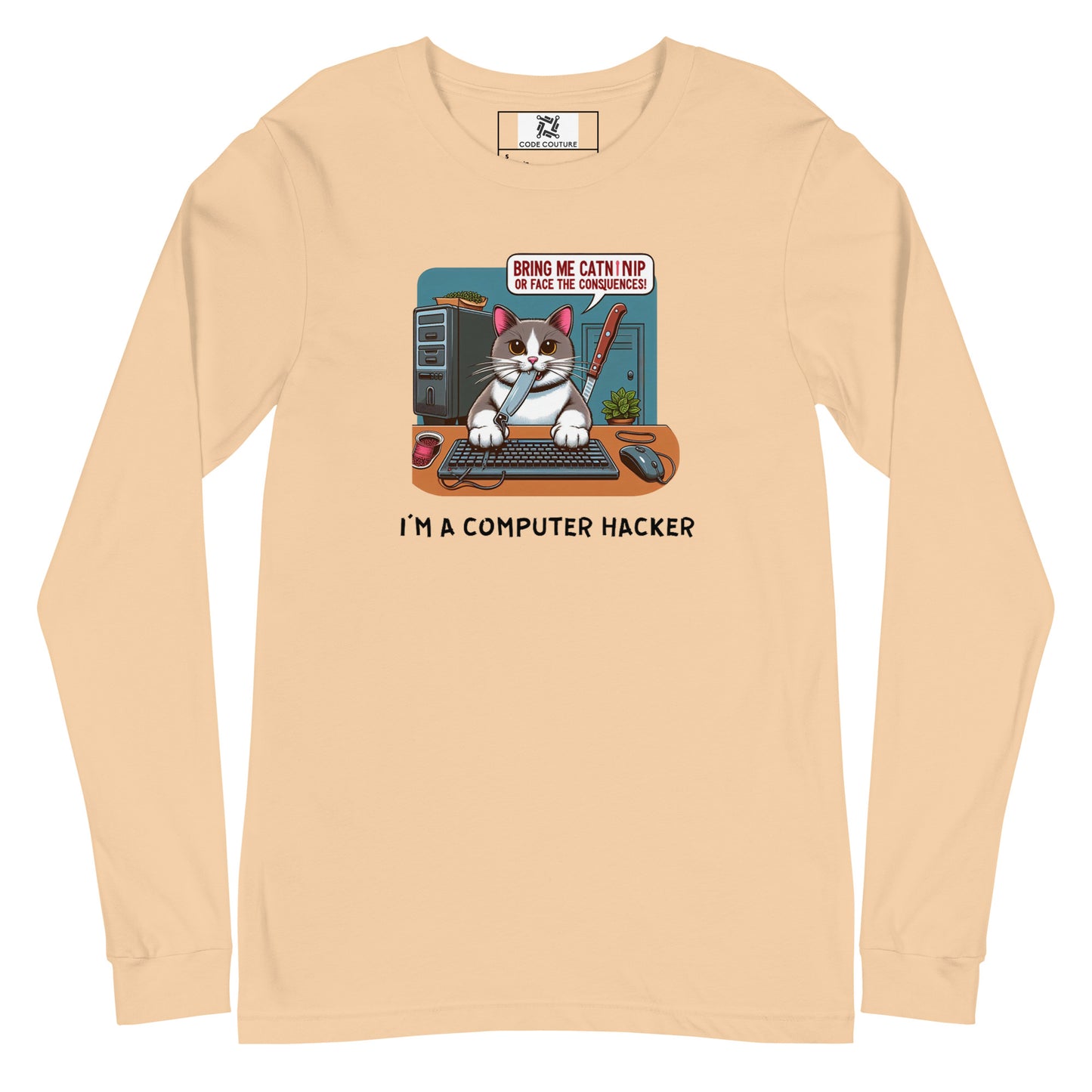 Hacker Kitty Long Sleeve