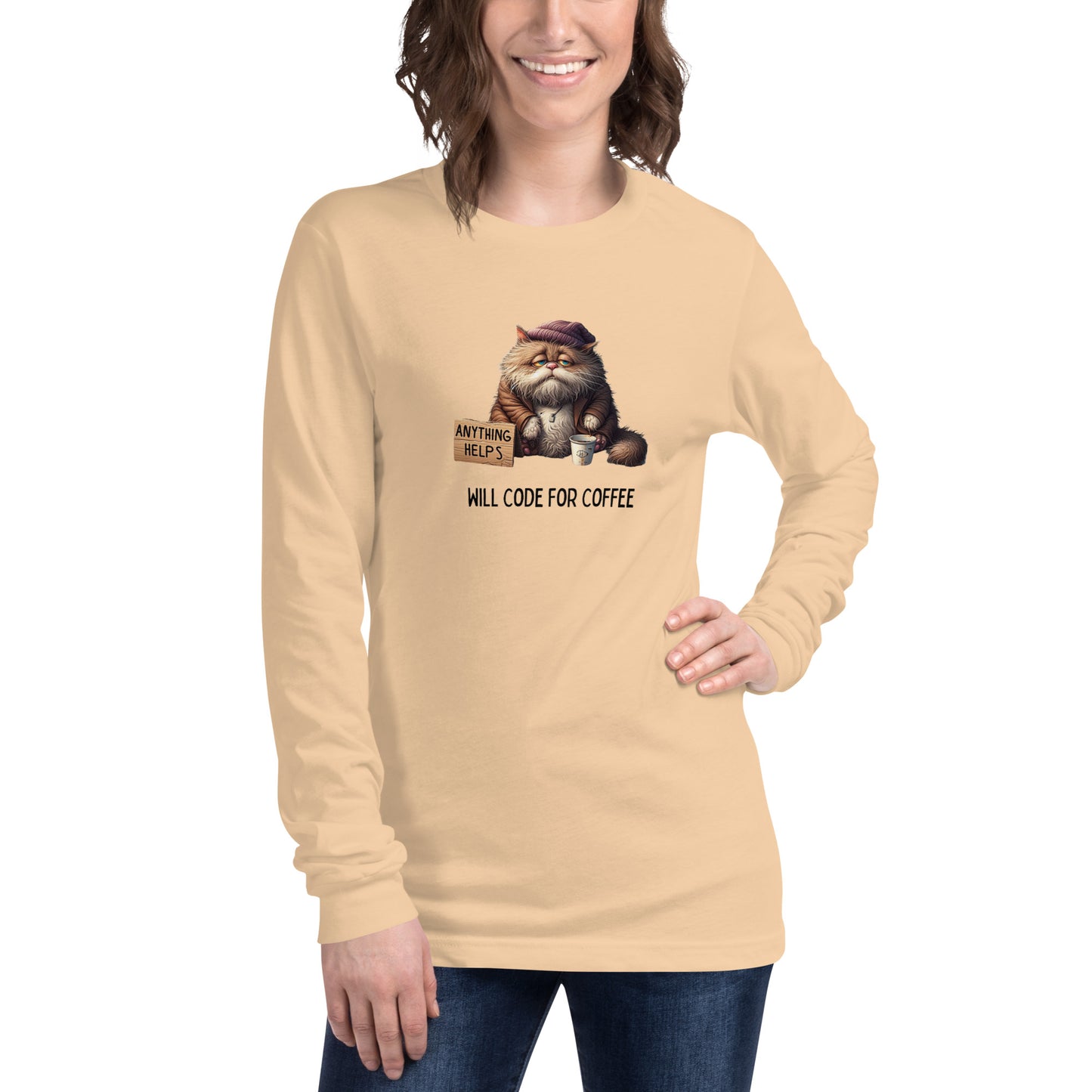 Homeless Kitty Long Sleeve