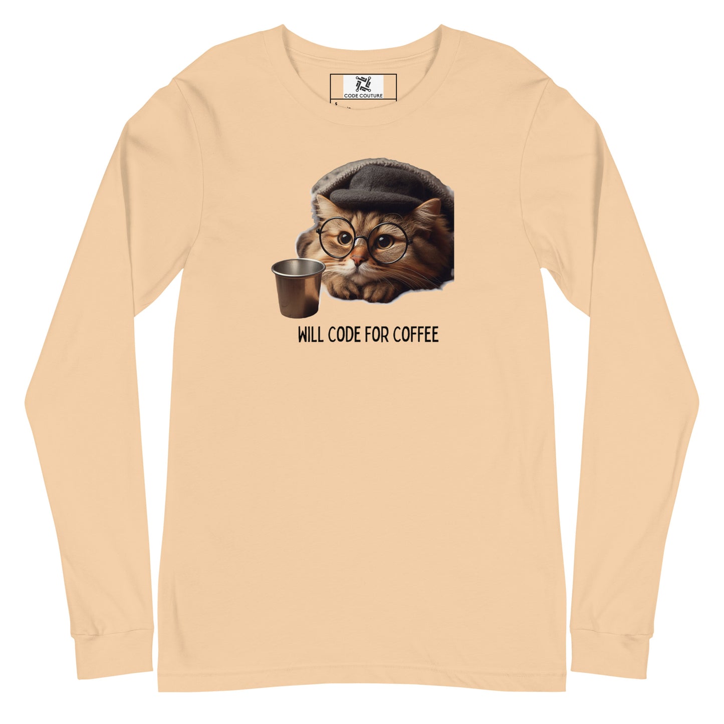 Kitty in Glasses Long Sleeve