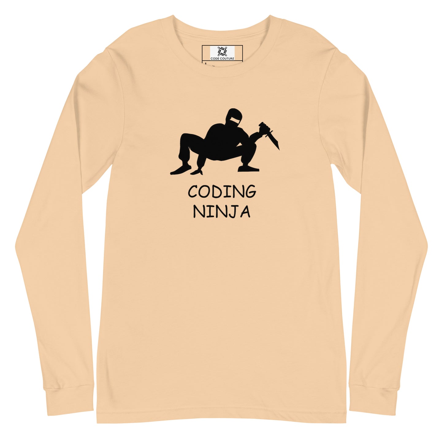 Crouching Coding Ninja Long Sleeve