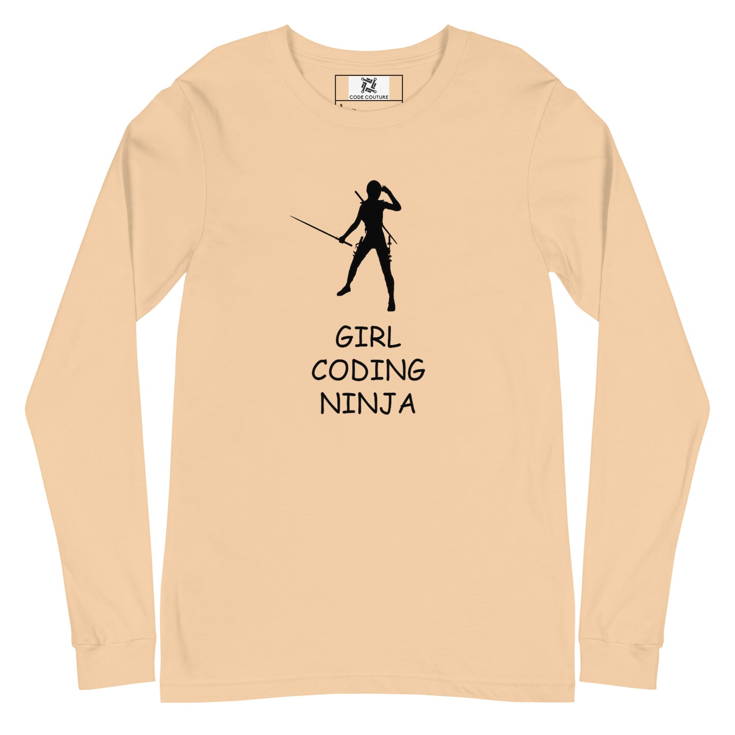 Girl Coding Ninja Long Sleeve