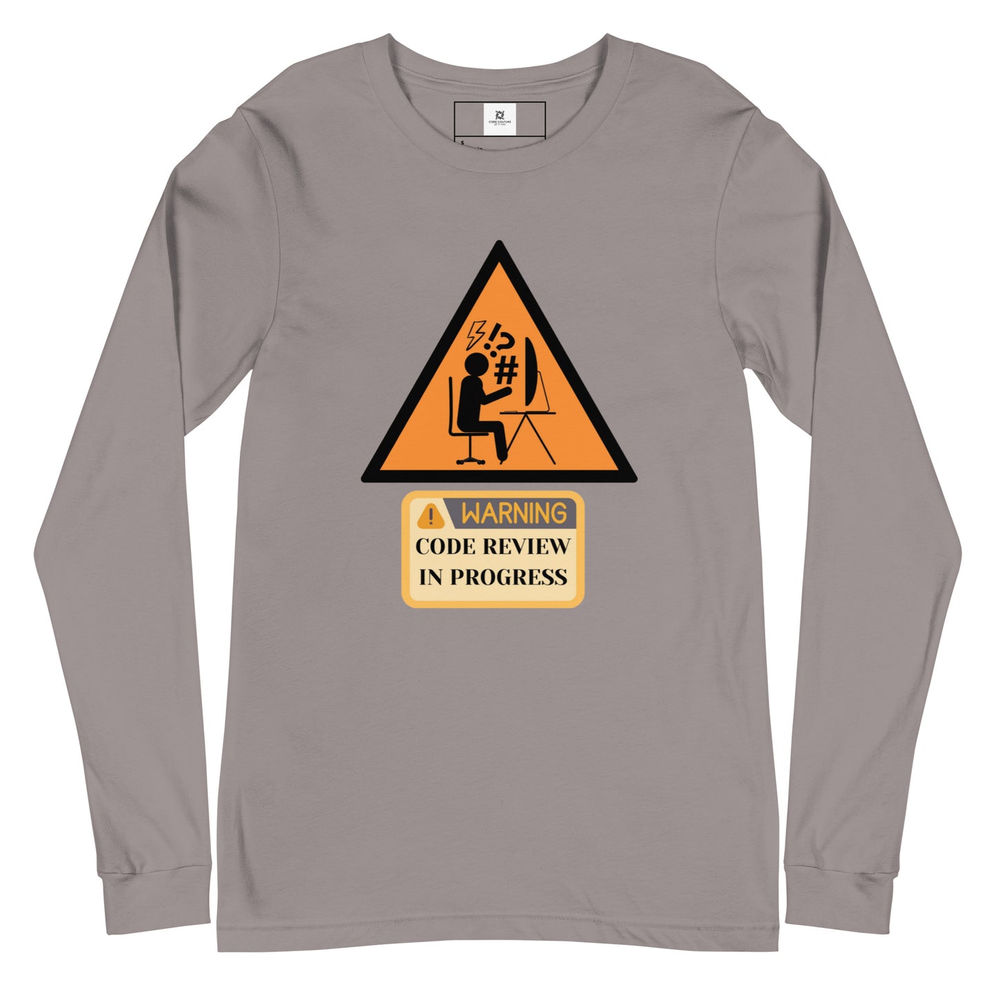 Warning Code Review Long Sleeve - Light