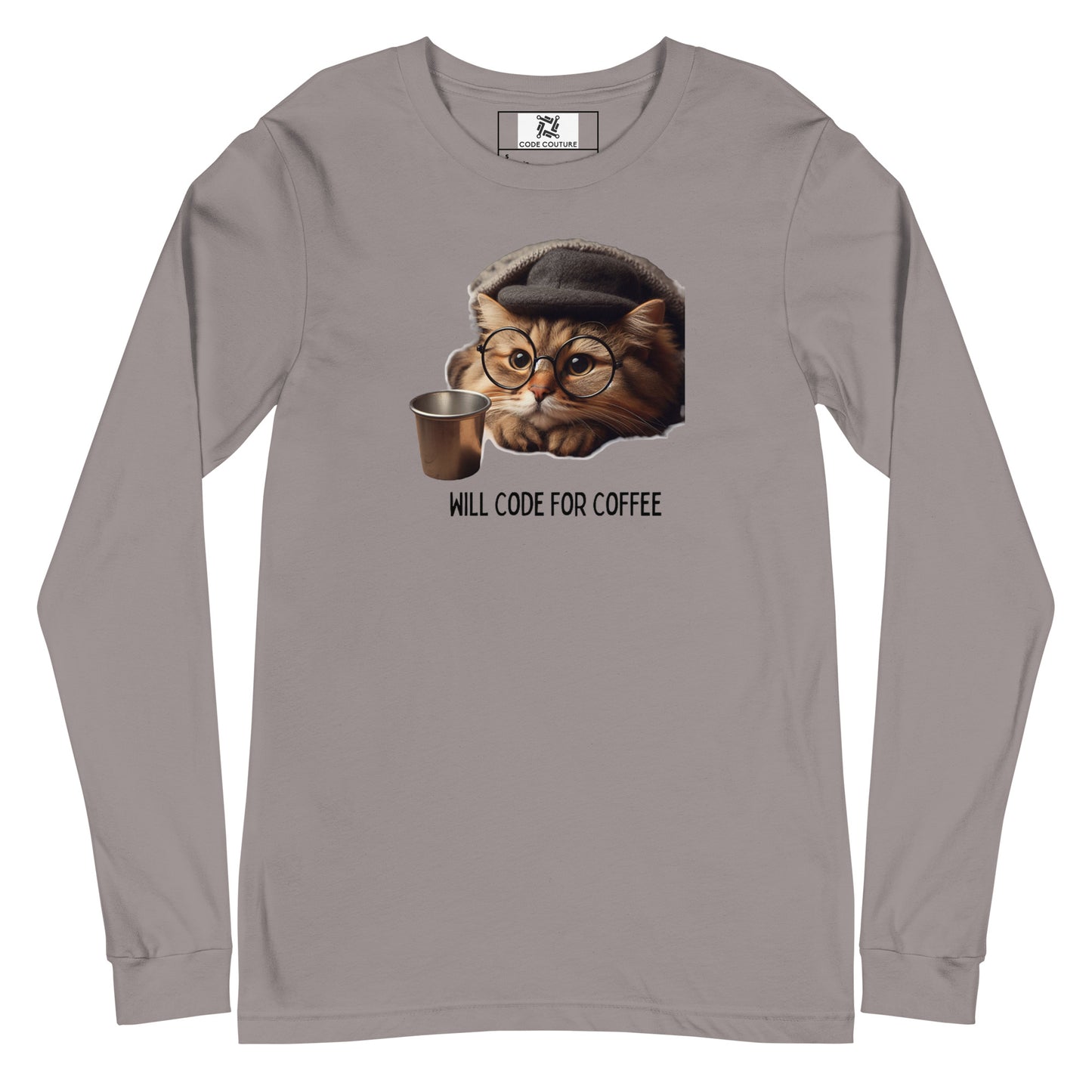 Kitty in Glasses Long Sleeve