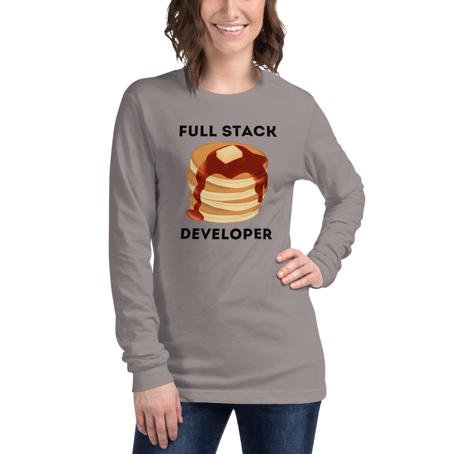 Full-stack Pancake Developer Long Sleeve