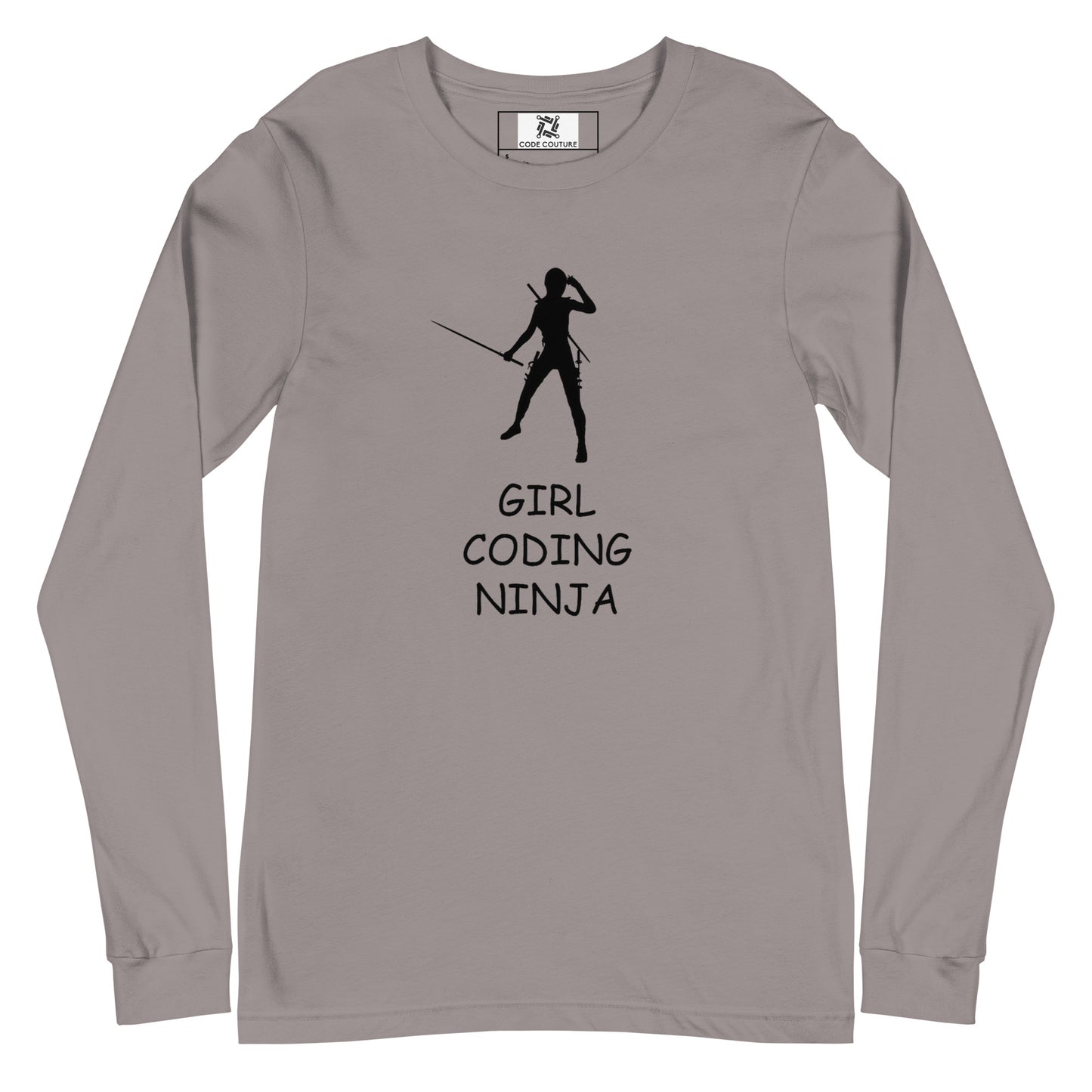 Girl Coding Ninja Long Sleeve