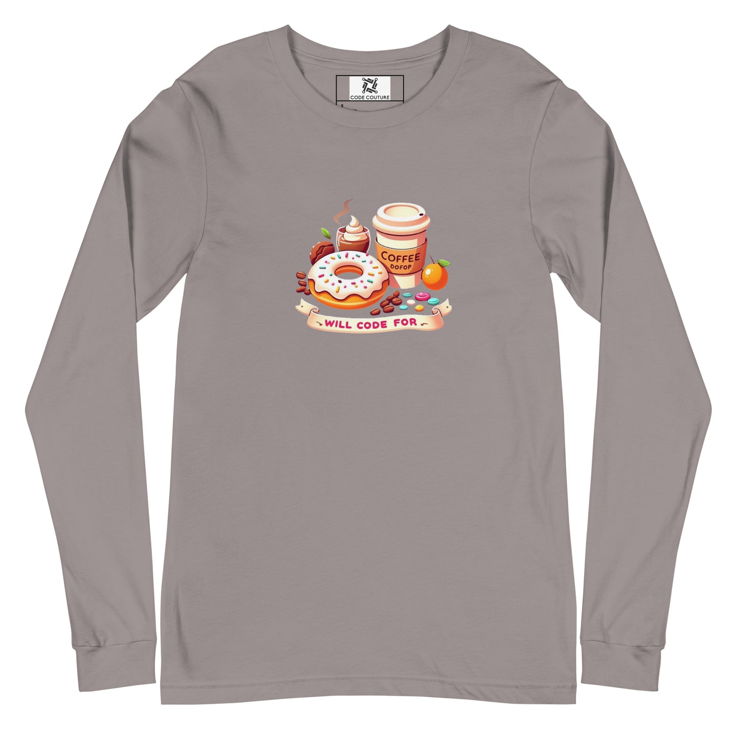 Code For Doughnuts Long Sleeve