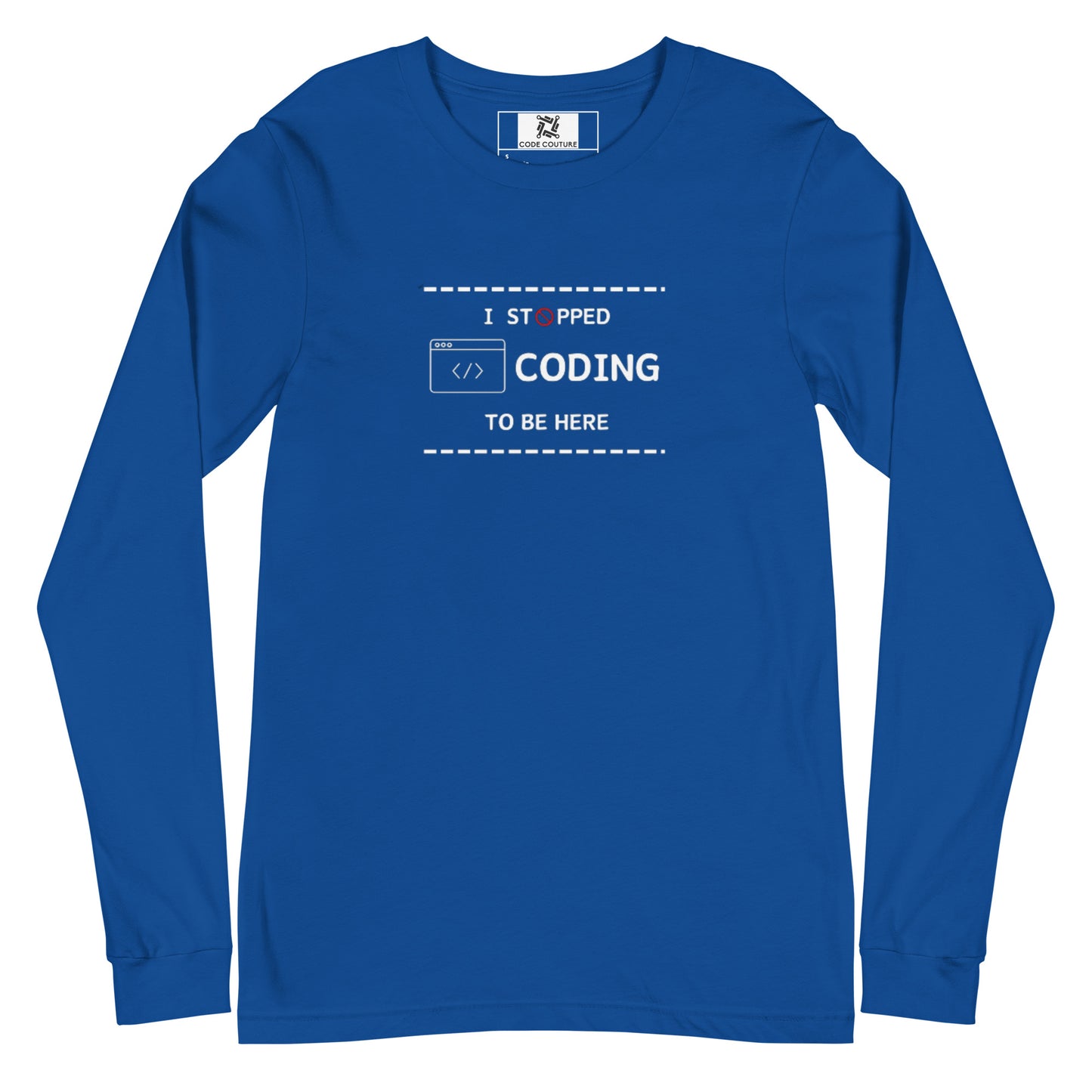 I Stopped Coding Long Sleeve - Dark