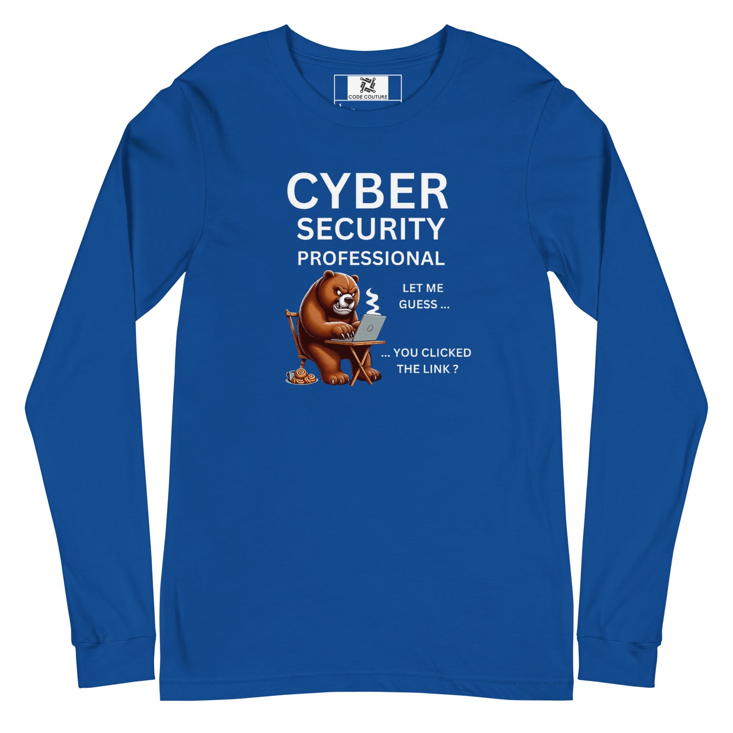 Very Angry Cyber Bear Long Sleeve - Dark