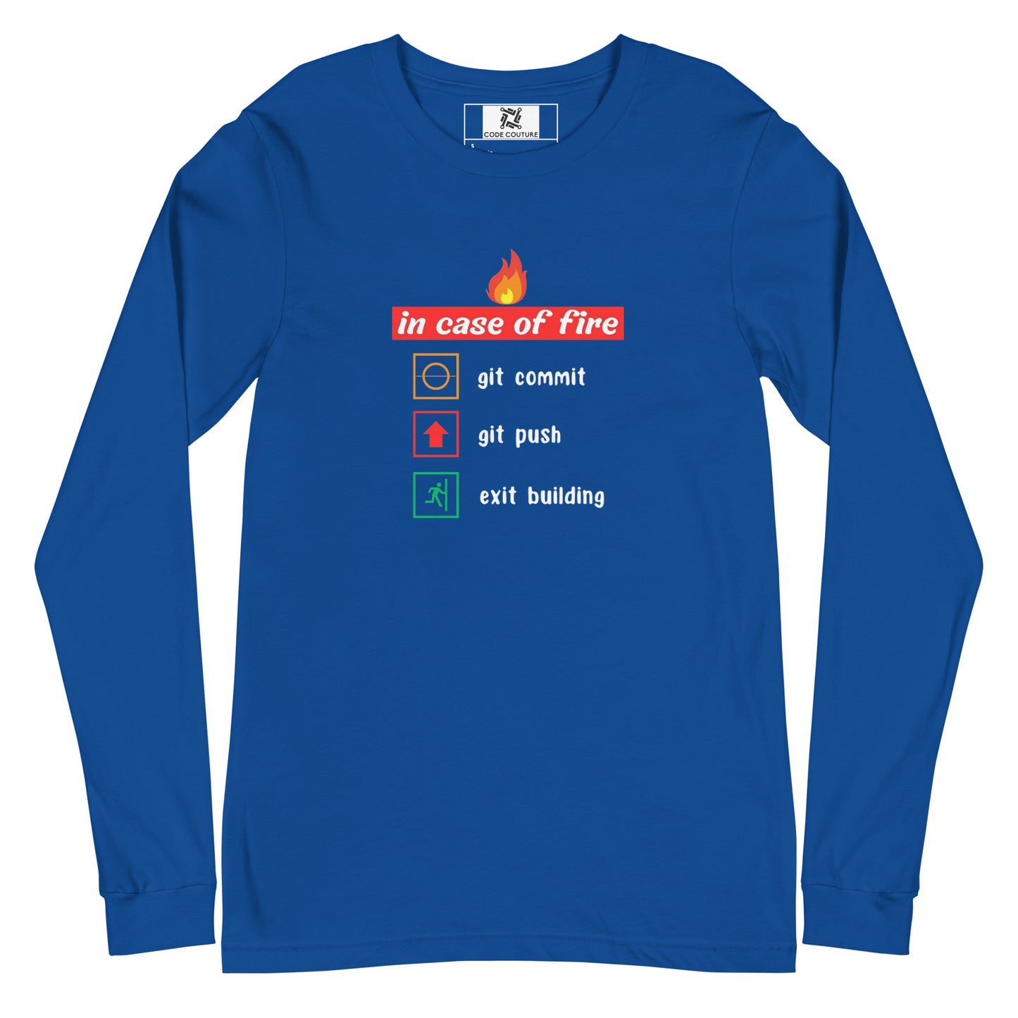 Emergency Instructions Long Sleeve - Dark