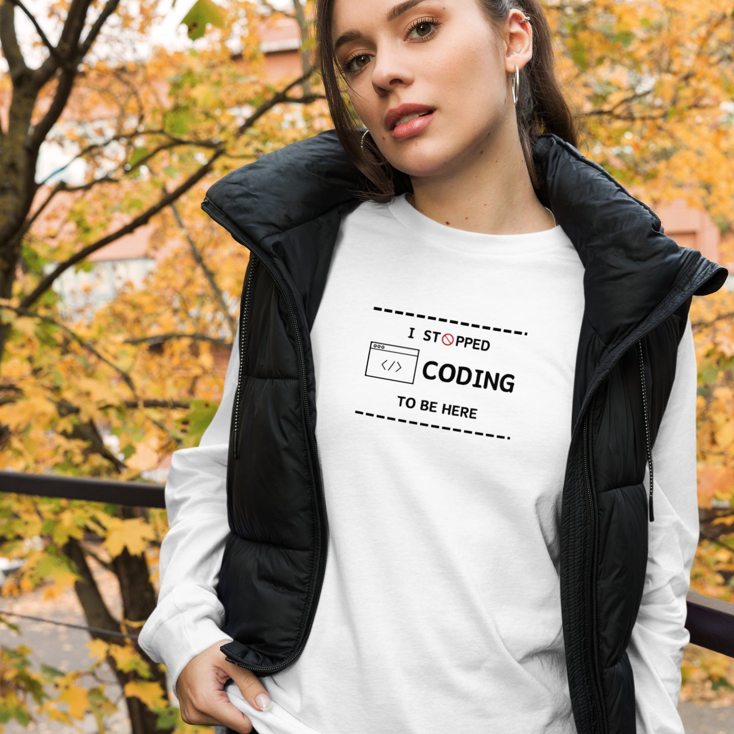 I Stopped Coding Long Sleeve