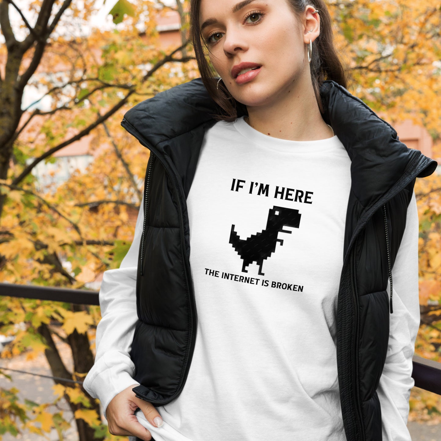 Four O Four Dinosaur Long Sleeve