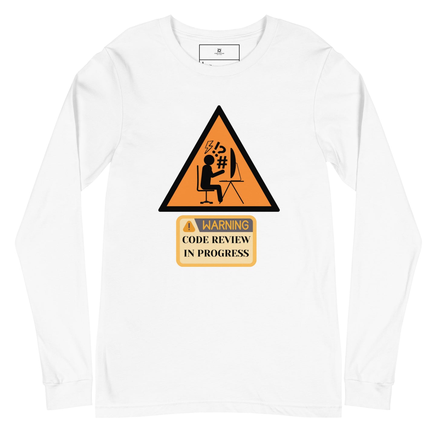 Warning Code Review Long Sleeve - Light