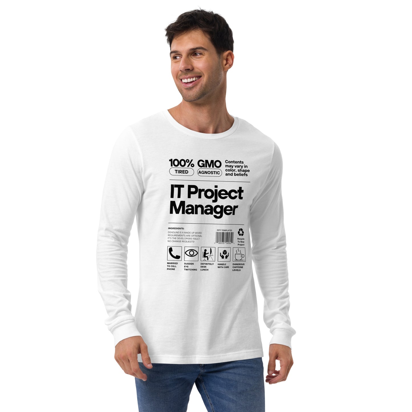 Project Manager Label Long Sleeve - Light