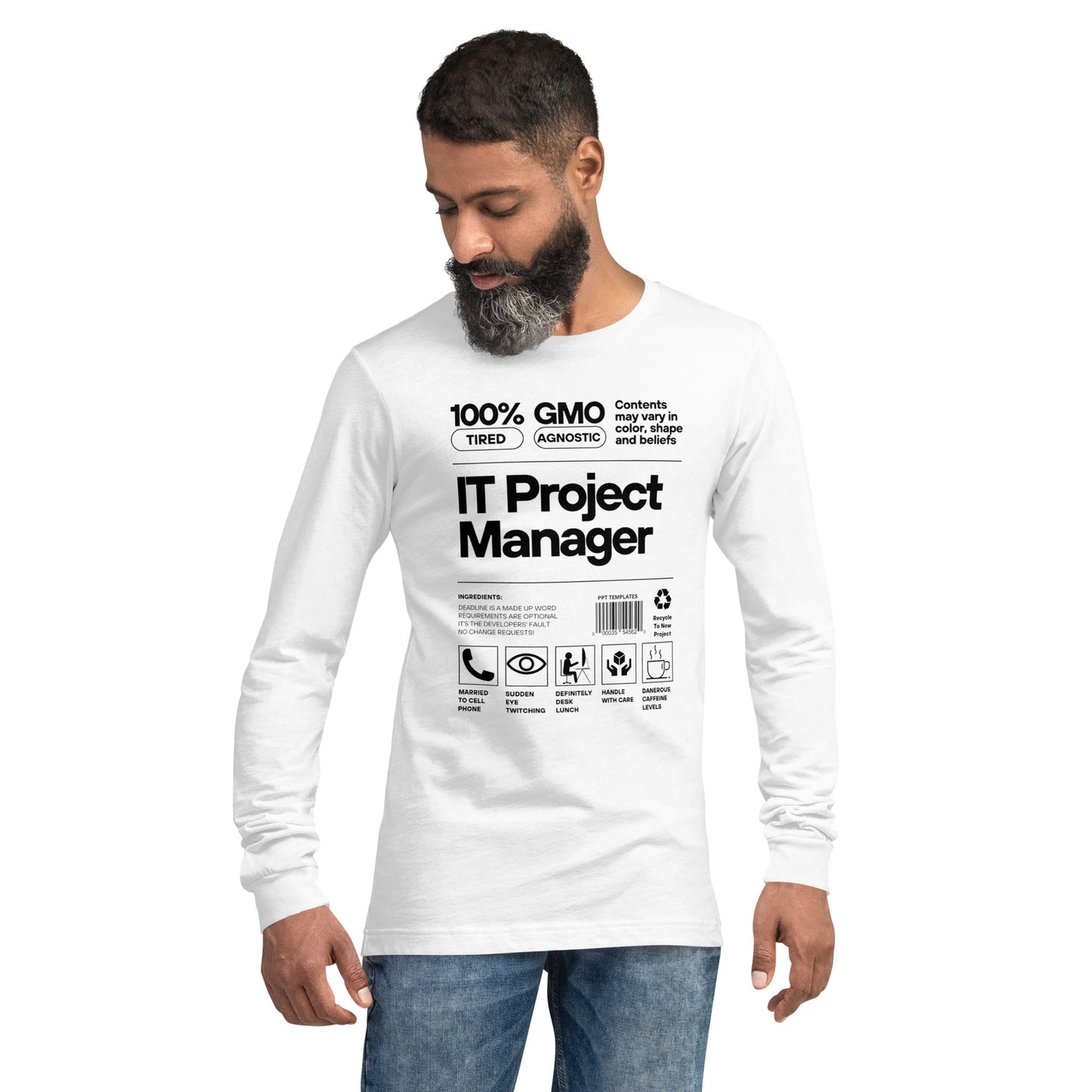 Project Manager Label Long Sleeve - Light