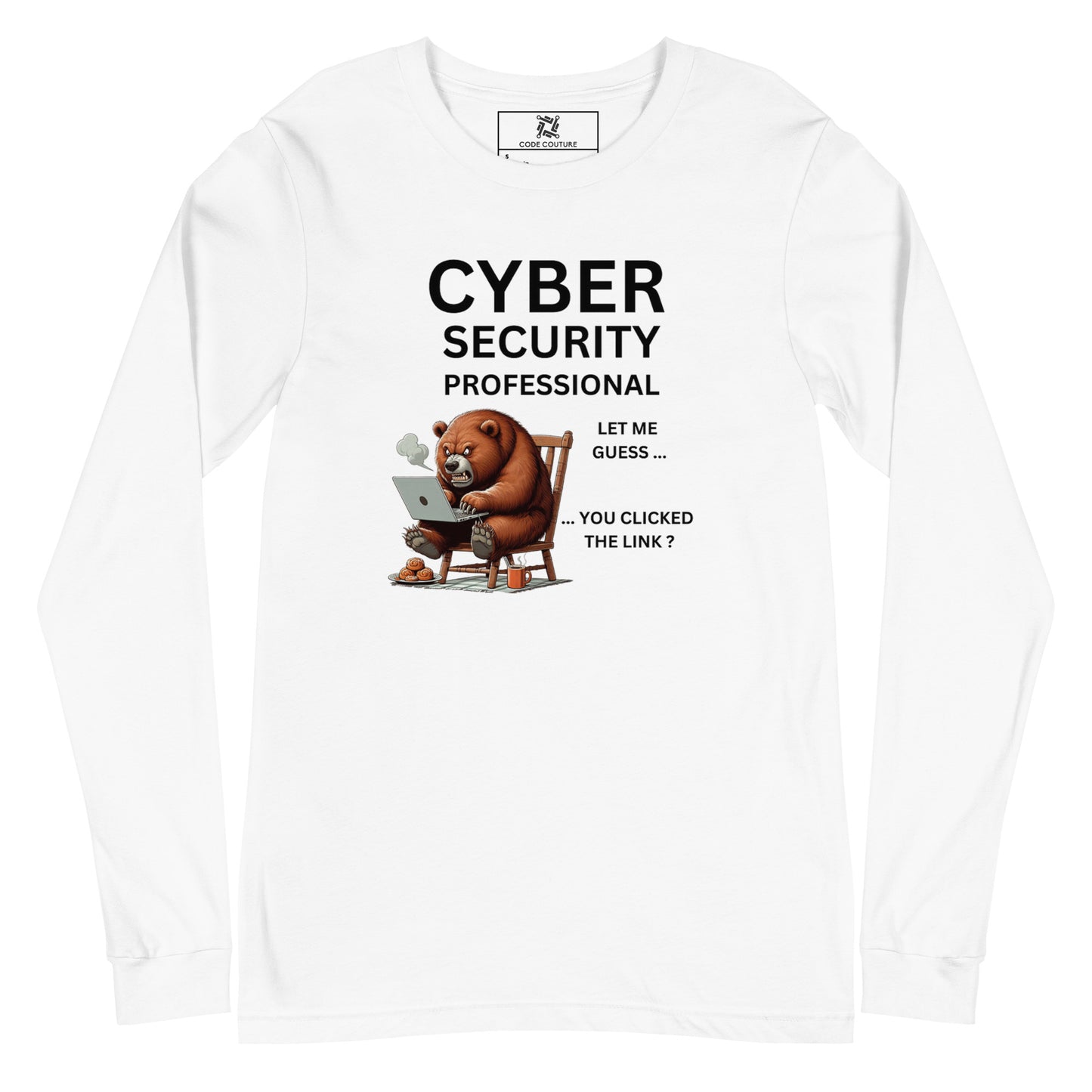 Cyber Security Bear Long Sleeve - Light