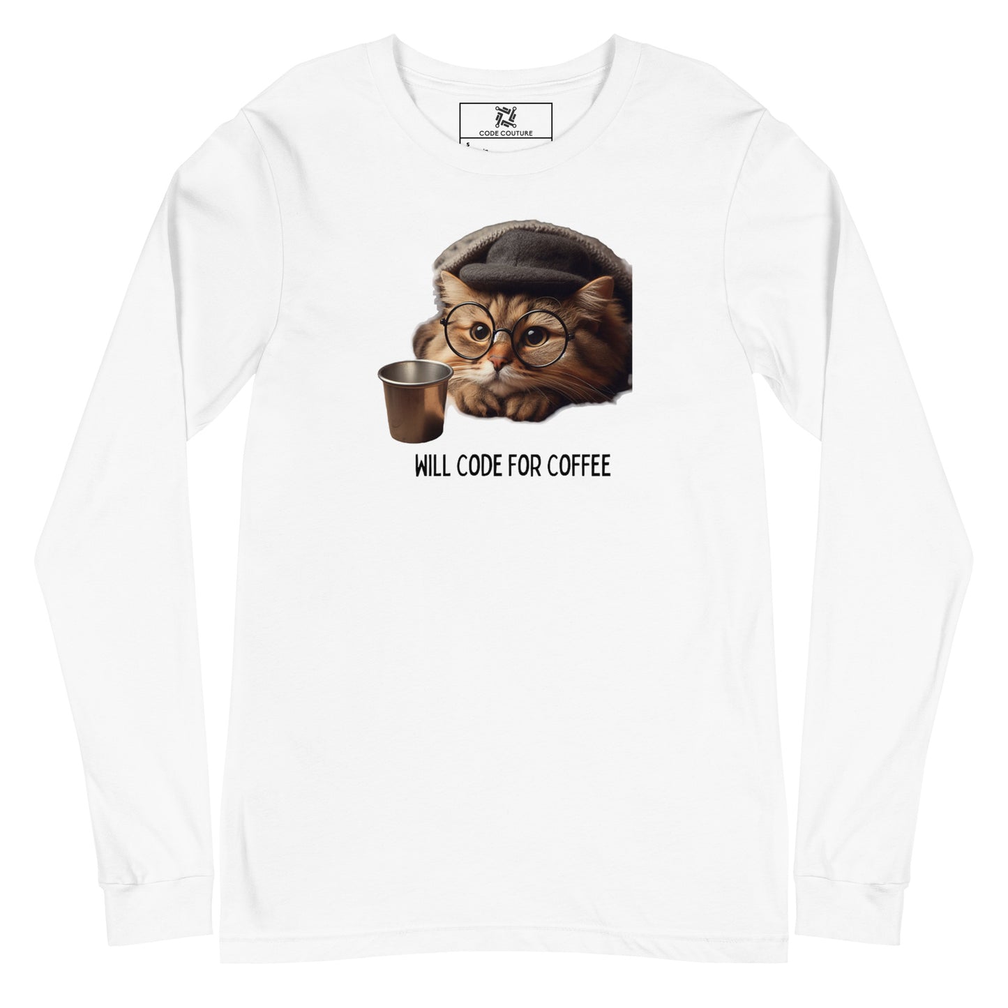 Kitty in Glasses Long Sleeve